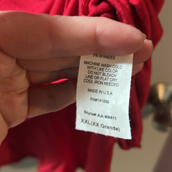 NWT Free to Live tunic, red - Picture 3 of 4